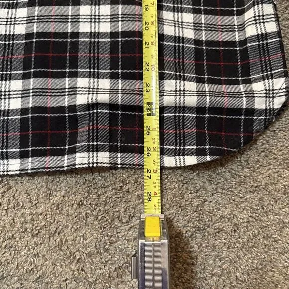 Chaps Ralph Lauren Cabin Women Flannel Half Zip Long Sleeve Large Casual Outdoor - Picture 4 of 8